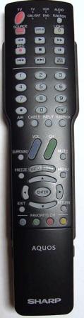 SHARP RRMCGA414WJSA - SHARP GA414WJSA Remote Control