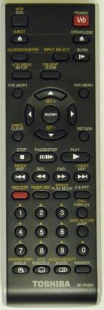 TOSHIBA SE-R0170 DVD/VCR Remote Control