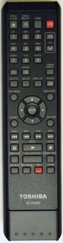 TOSHIBA SE-R0264 DVDR Remote