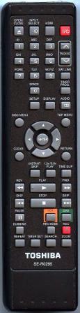 TOSHIBA SE-R0295 DVD/VCR Remote Control