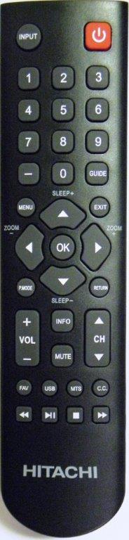 HITACHI X490002 TV Remote